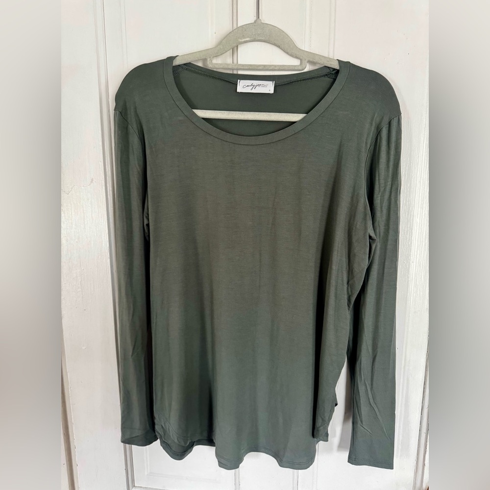 CJLA Basics Fav Long Sleeve Scoop Neck